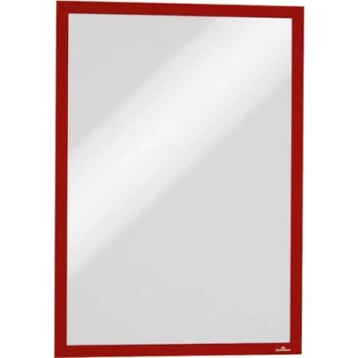 Afbeelding van Durable Duraframe Magnetisch Kader, Ft A3, Rood, Pak Van 5 Stuks Multifunctionele Mapjes