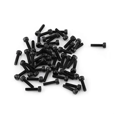 Afbeelding van M3 Zwarte zeskantschroefboutenset, 12,9 kwaliteit gelegeerd koolstofstaal, accessoires voor reparatiegereedschap, 4 50 mm, hoge sterkte (M3 x 12 stuks/verpakking)