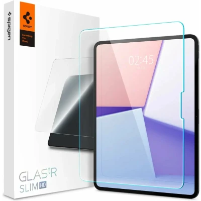 Afbeelding van Spigen Screen Protector Geschikt voor Apple iPad Pro 13 (2024) Glas tR Slim HD 9H Tempered Glass