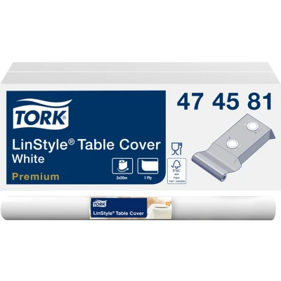 Afbeelding van Tork LinStyle Tafelrol 1,2x20m 2x1 wit