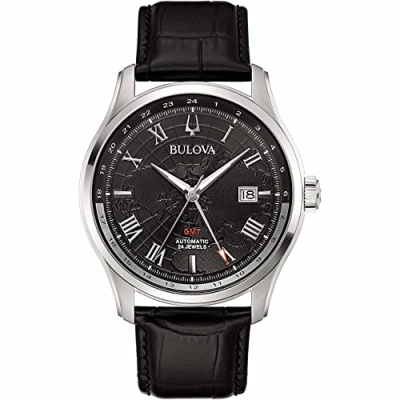 Afbeelding van Bulova Polshorloge Heren Automatisch Wilton GMT 96B387
