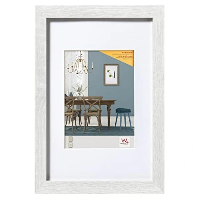 Image de walther design Fiorito Cadres en bois 30x40 cm, blanc, verre acrylique
