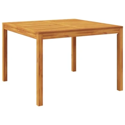Afbeelding van Tuintafel 110x110x75 cm massief acaciahout