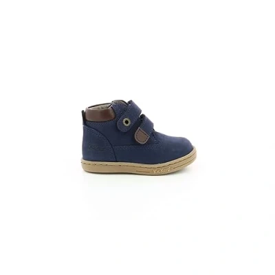 Image de Kickers Mixte Enfant Tackeasy Plat Oxford, Marine, 34 EU
