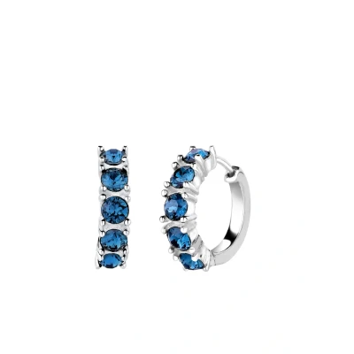 Afbeelding van Elli Elegant Hoops Oorbellen, Dames, Maat: One Size, Blau