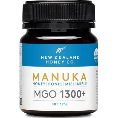 Afbeelding van Manuka Honing MGO 1300+ New Zealand Honey Co. Actief en ruw Gemaakt in Nieuw Zeeland 125 g