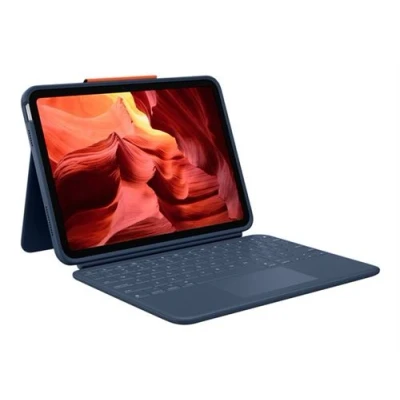 Image de Logitech Rugged Combo 4 Touch Clavier et étui avec trackpad Apple Smart connector pour 10.9 inch iPad (10ème génération)