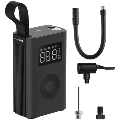 Afbeelding van HOTO Draagbare Compressor en Elektrische Pomp Voor Fiets, Motor, Auto, Bal, E Scooter, Luchtbedden Tot 10.3 bar Zaklamp