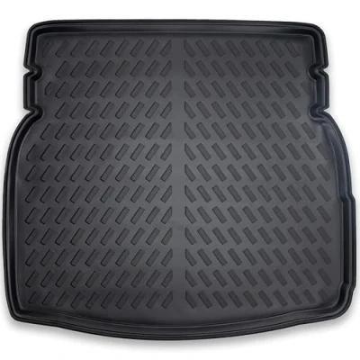 Afbeelding van ELMASLINE kofferbakmat voor Mercedes Benz C klasse W205 vanaf 2015 (sedan) extra hoge rand 5 cm 3D rubberen