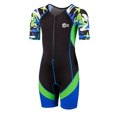 Afbeelding van BECO SEALIFE® wetsuit, blauw/groen, maat 128