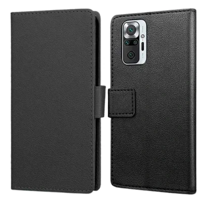 Afbeelding van Just in Case PU leer Book Zwart Xiaomi Redmi Note 10 Pro