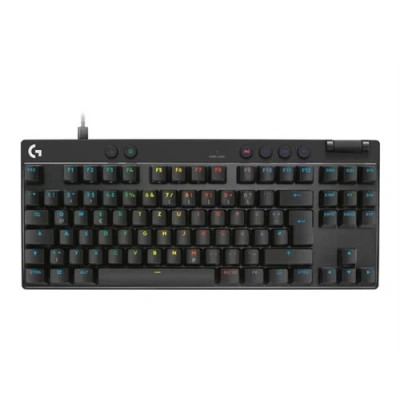 Image de Logitech PRO X RAPID Clavier TKL backlit USB QWERTZ Allemand commutateur : Linear noir