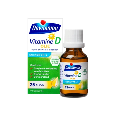 Afbeelding van Davitamon Vitamine D 0 4 Jaar Druppels Olie