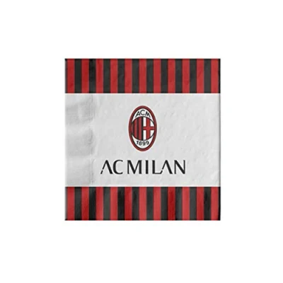 Afbeelding van BIGIEMME SRL 20 papieren AC Milan servetten