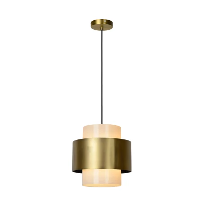 Afbeelding van Lucide FIRMIN Hanglamp 1xE27 Mat Goud Messing