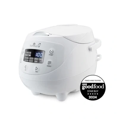 Afbeelding van Yum Asia Panda Mini Rice Cooker With Ninja Ceramic Bowl and Advanced Fuzzy Logic
