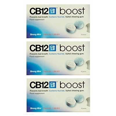 Afbeelding van Multibuy CB12?Boost kauwgom met sterke munt, suikervrij, 10 stuks