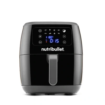 Afbeelding van NutriBullet XXL Digital Air Fryer Enkel 7 l Vrijstaand 1800 W Heteluchtfriteuse Zwart