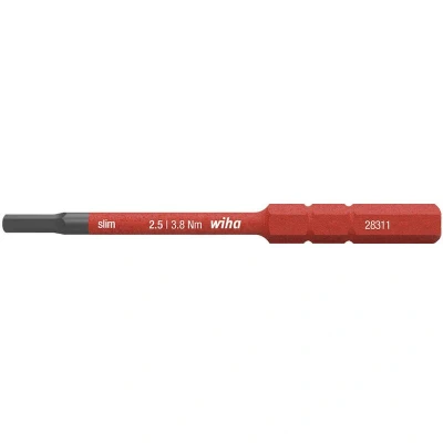Afbeelding van Wiha VDE Inbus Verwisselbare kling 2.5 mm 75 Geschikt voor Torque