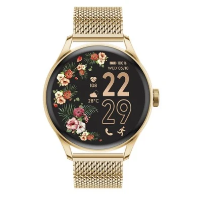 Image de Ice watch Smartwatch 2.0 Milanese Band Round 1.2&#039;&#039; Amoled Gold