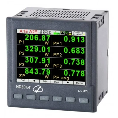 Afbeelding van Lumel ND30IoT 1121MSM0 Digitaal DIN railmeetapparaat