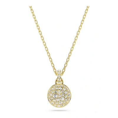 Afbeelding van Swarovski Meteora Ketting goldcoloured shiny/white, Dames, Maat: One Size, Gold coloured shiny/white