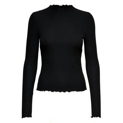 Afbeelding van ONLY Onlemma HIGH NECK NOOS Longsleeve, Dames, Maat: Large, Black