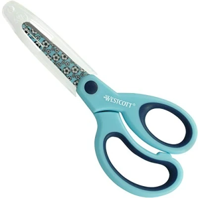 Afbeelding van Westcott Kinderschaar Softgrip Junior 13 Cm Staal Blauw