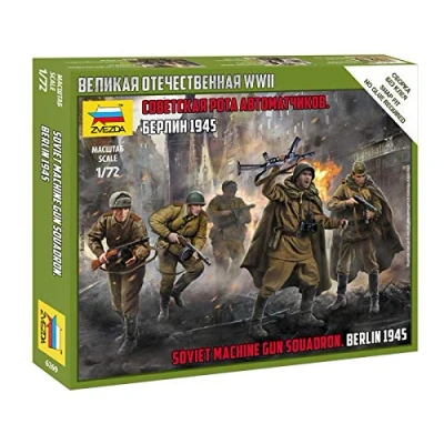 Afbeelding van Zvezda Soviet Machine Gun Sqad (9/20) * ZVE6269 modelbouwsets, hobbybouwspeelgoed voor kinderen, modelverf en accessoires