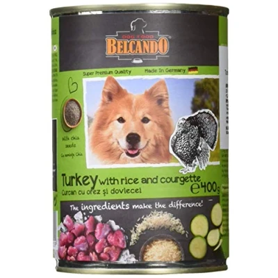 Afbeelding van Belcando Super Premium 12 x 400 g Kalkoen met rijst &amp; courgette