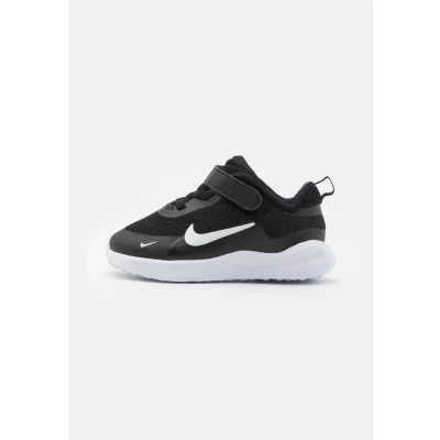 Afbeelding van Nike Performance Revolution 7 Unisex Hardloopschoenen neutraal voor kinderen, Maat: 23.5, Black/white Textiel/ synthetisch