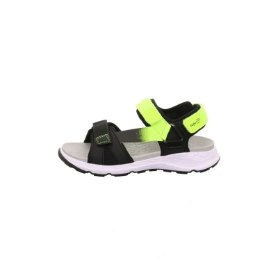 Afbeelding van Superfit Criss Cross, sandalen voor jongens, Zwart Geel 0010