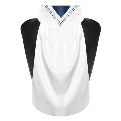 Image de Fair Play Plastron Faven blanc/marine XS