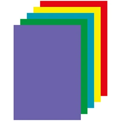 Afbeelding van Apli 015286 500 gekleurd papier, 210 x 297 mm, levendig gesorteerd