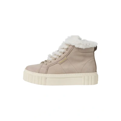 Afbeelding van Tamaris Snowboots, Dames, Maat: 38, Taupe Leer