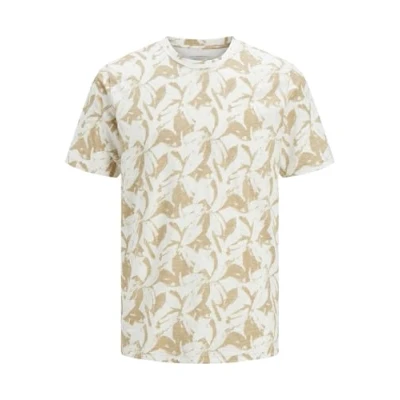 Image de Jack &amp; Jones Jorsplit Aop Tee Ss Crew Neck, Safari, M