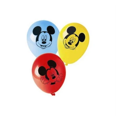 Image de Balloon Mickey Mouse Clubhouse Jaune Rouge 8 pièces