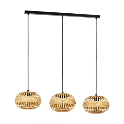 Afbeelding van EGLO AMSFIELD 1 hanglamp E27 Zwart