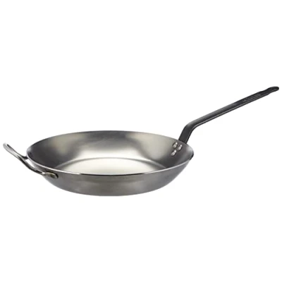 Afbeelding van de Buyer CARBONE PLUS 5110.32 Stalen braadpan, 32 cm, verzilverd