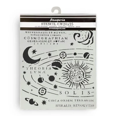 Afbeelding van Stamperia Fortune Thick Stencil 20x25cm Constellation (KSTD166)