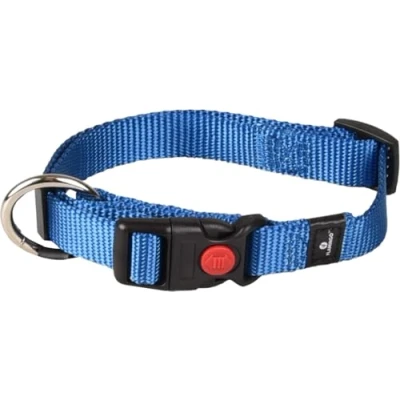 Afbeelding van Hond Halsband Ziggi Blauw S 30 45cm 15mm