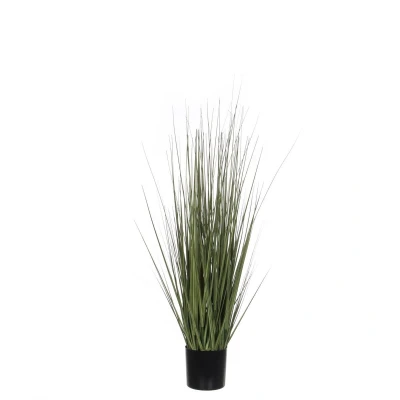 Afbeelding van Mica Decorations gras in pot groen maat cm: 90 x 35