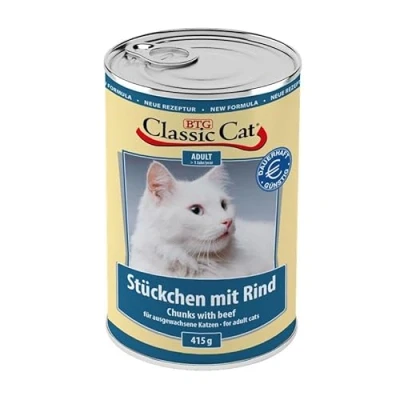 Afbeelding van Classic Cat blikjes 12x415g Rundvlees