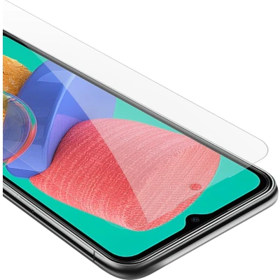 Afbeelding van Cadorabo Screenprotector geschikt voor Samsung Galaxy M33 5G Pantser film Beschermende in KRISTALHELDER Geharde (Tempered) display beschermglas 9H hardheid met 3D Touch