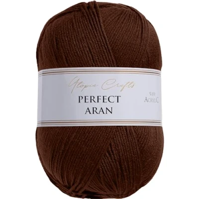 Afbeelding van Utopia Crafts Aran brei en haakgaren, 400 g (aarde)