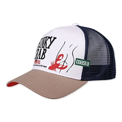 Afbeelding van Coastal Funky Crab (Navy/Slate) Trucker Mesh Cap Navy/Slate, One Size, Navy/Slate