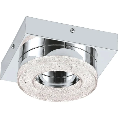 Afbeelding van EGLO Fradelo Wand/Plafondlamp 1 Lichts 120x120mm Chroom, Helder