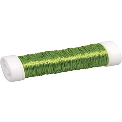 Image de Fil bijoux à crocheter Vert clair Ø 0,3 mm Bobine 50 m