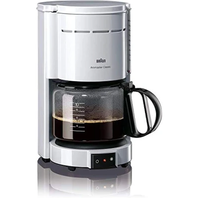 Afbeelding van Braun KF47/1 Koffiezetapparaat, staal, 1000 W, wit