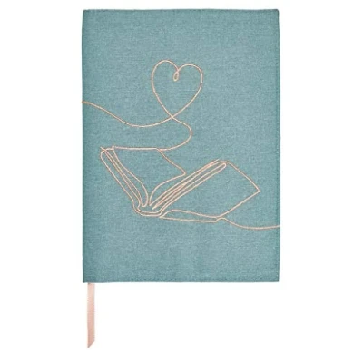 Afbeelding van moses. libri_x boekomslag met leeslint, boekhoes van katoen, envelop voor de lectuur, leesboekje One Line Art maat L